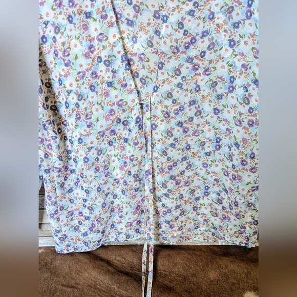 LC Lauren Conrad Bat Wing Kimono With Tie - Picture 6 of 12